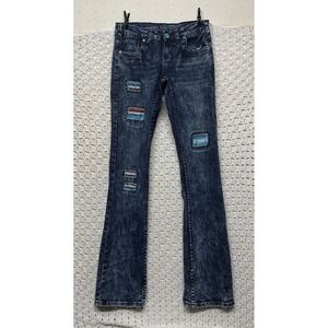 Cowgirl Tuff Western Jeans Women 26x37 Fits 28x36 Bootcut Serape Soul JSERSO